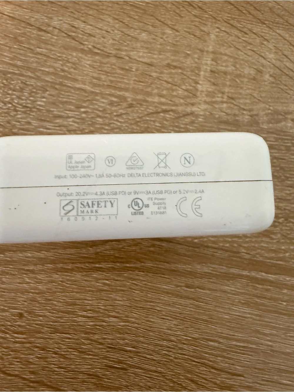 Genuine Apple Macbook Pro 87W USB-C Charger Adapter Power Supply A1719